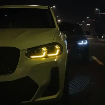 2018-2021 BMW X3 Headlight Assembly G08 Blue LED Lens